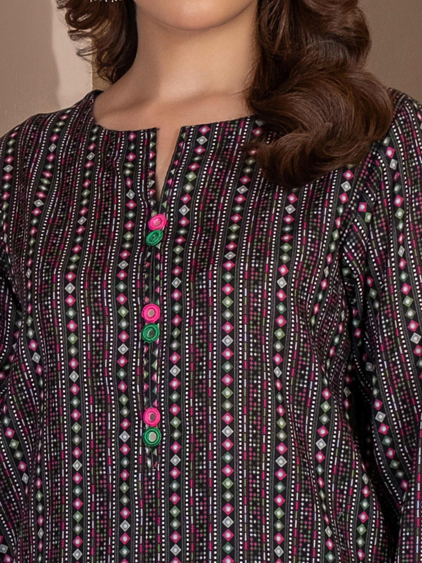 2 Piece Khaddar Suit-Printed (Unstitched)