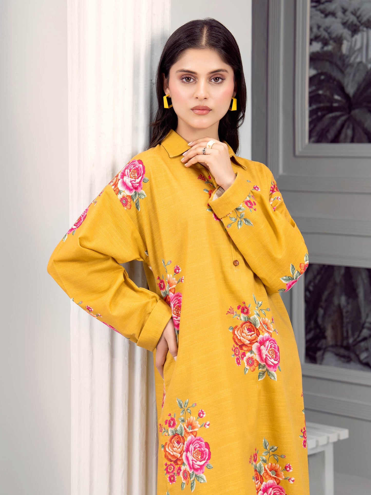 Khaddar Shirt-Printed (Unstitched)