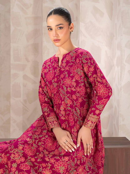 Khaddar Shirt-Paste Print (Unstitched)