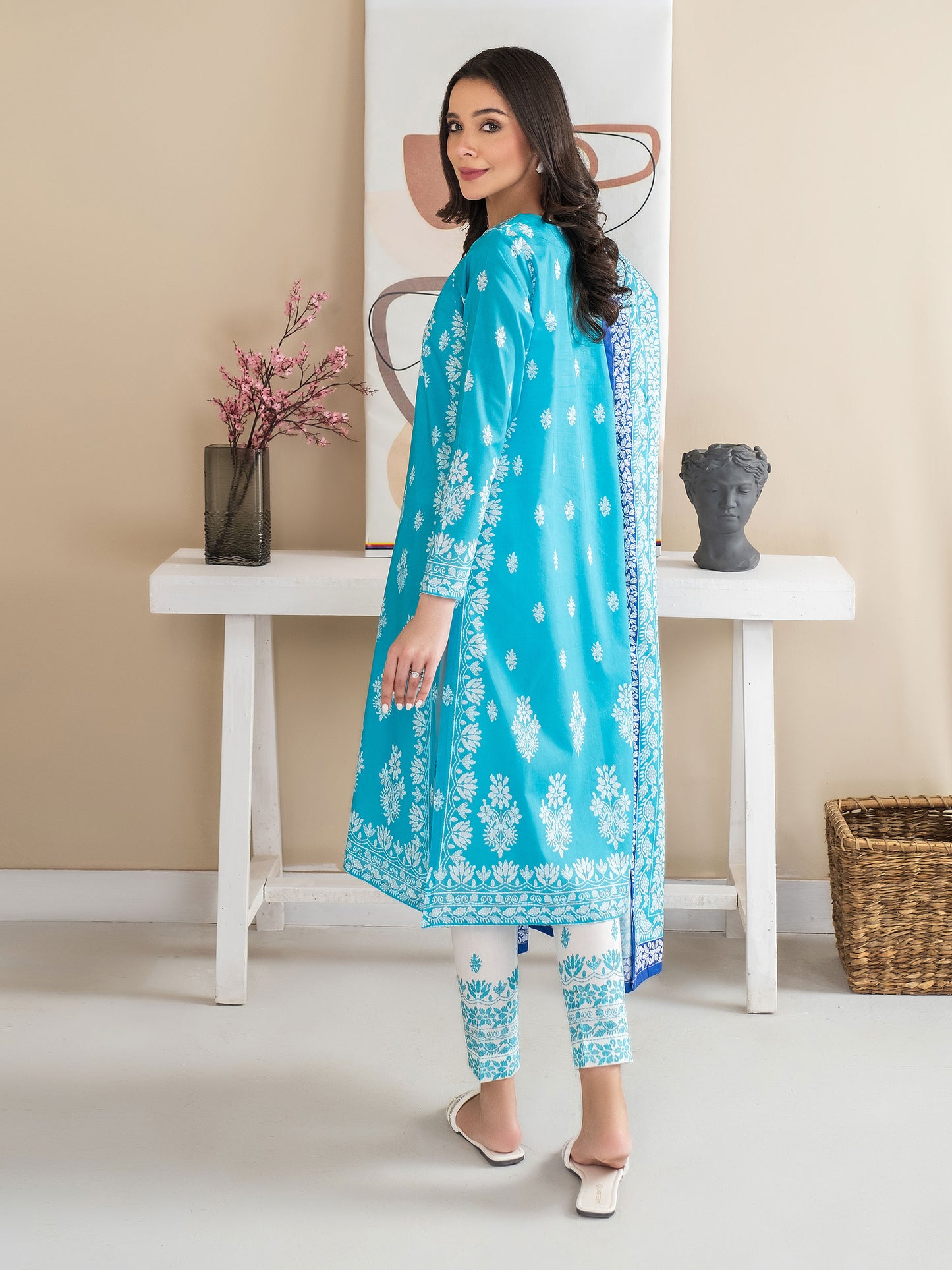 3 Piece Lawn Suit-Printed (Unstitched)