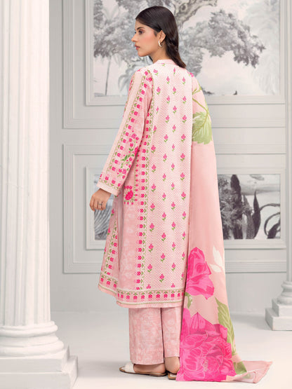 3 Piece Khaddar Suit-Printed (Unstitched)