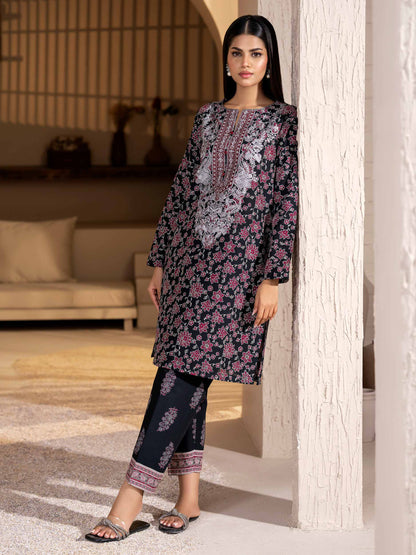 2 Piece Khaddar Suit-Embroidered (Unstitched)