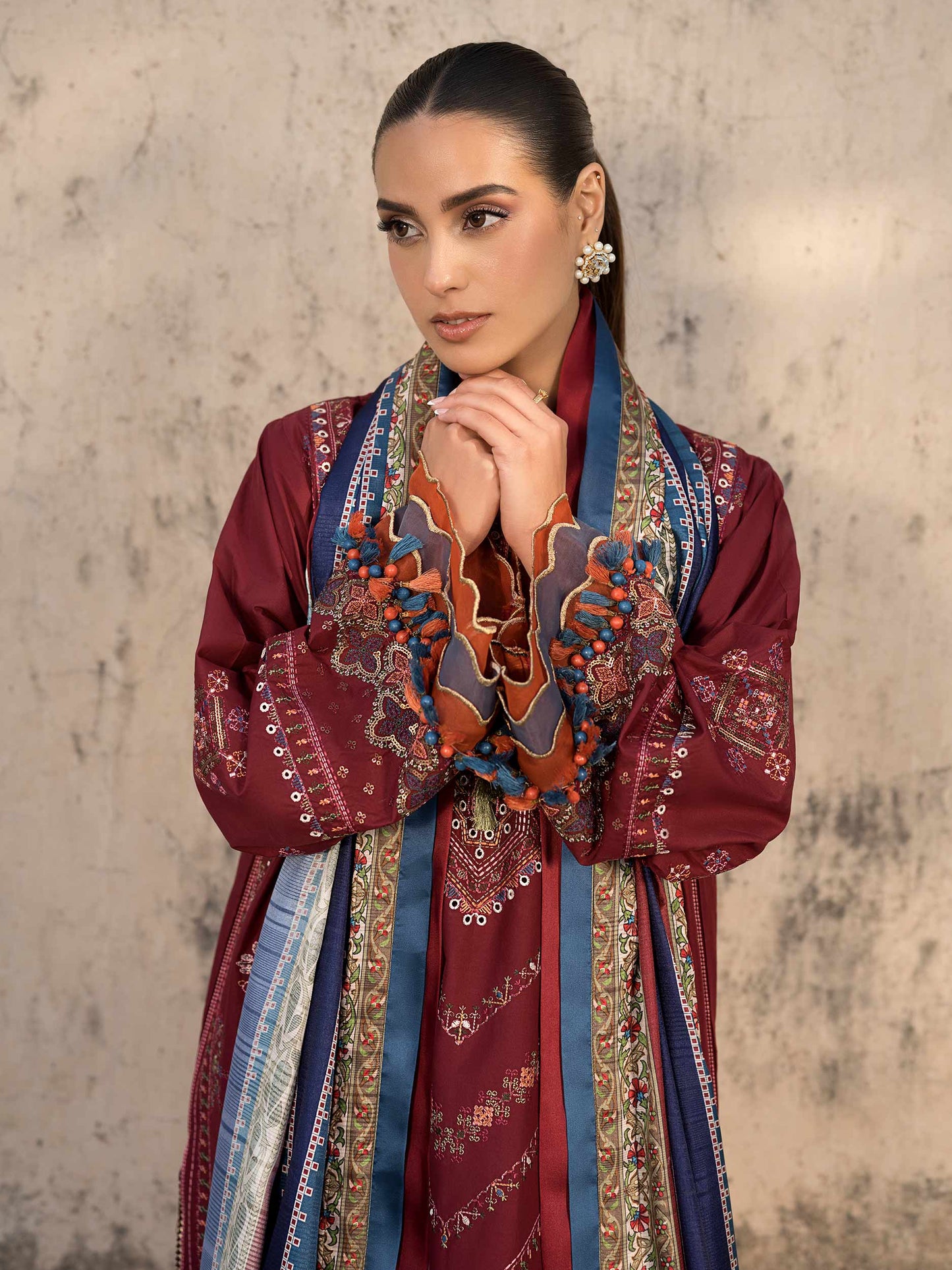 3 Piece Lawn Suit-Embroidered (Unstitched)