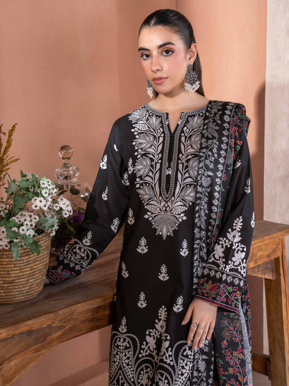 2 Piece Khaddar Suit-Printed (Unstitched)