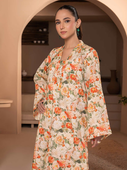 2 Piece Khaddar Suit-Printed (Unstitched)