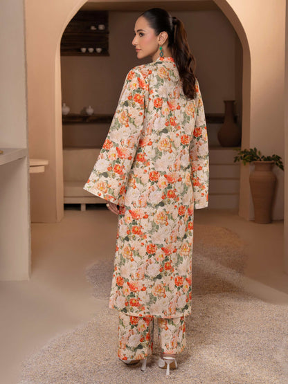 2 Piece Khaddar Suit-Printed (Unstitched)