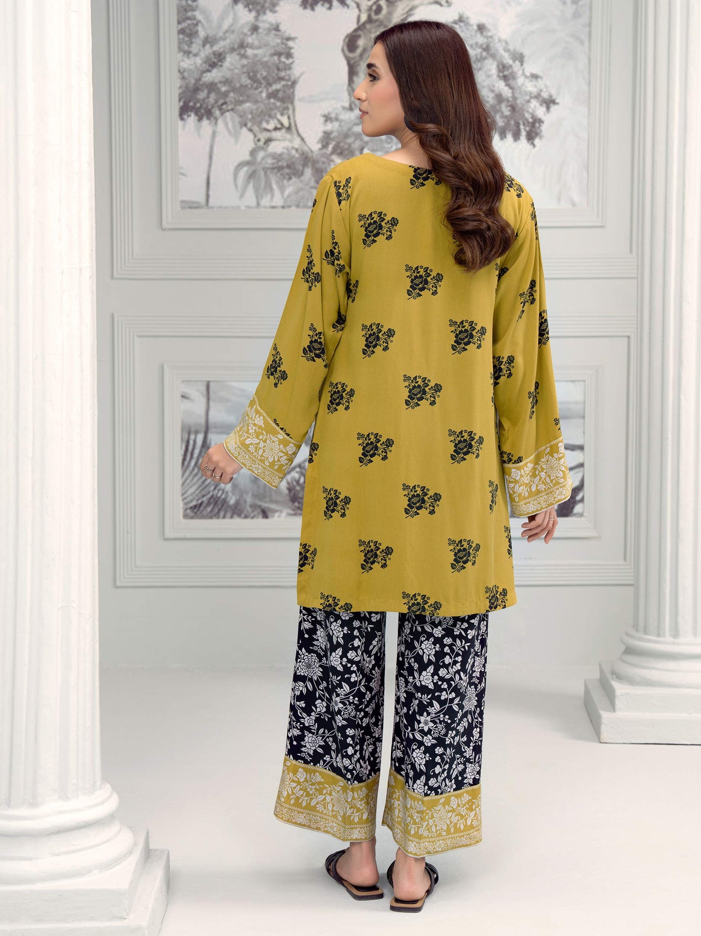 2 Piece Stone Suit-Printed (Unstitched)