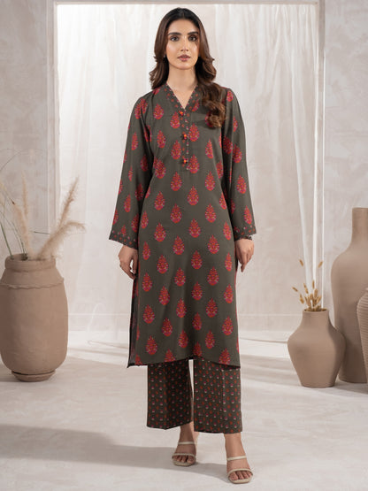 2 Piece Linen Suit-Printed (Unstitched)