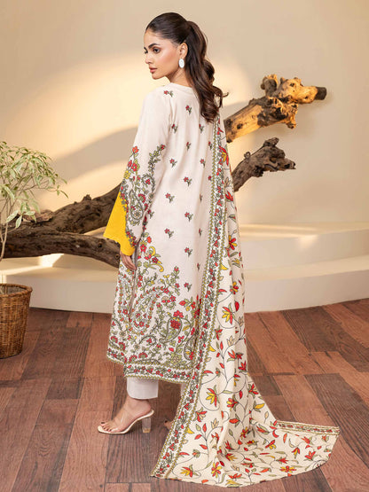 2 Piece Khaddar Suit-Printed (Unstitched)