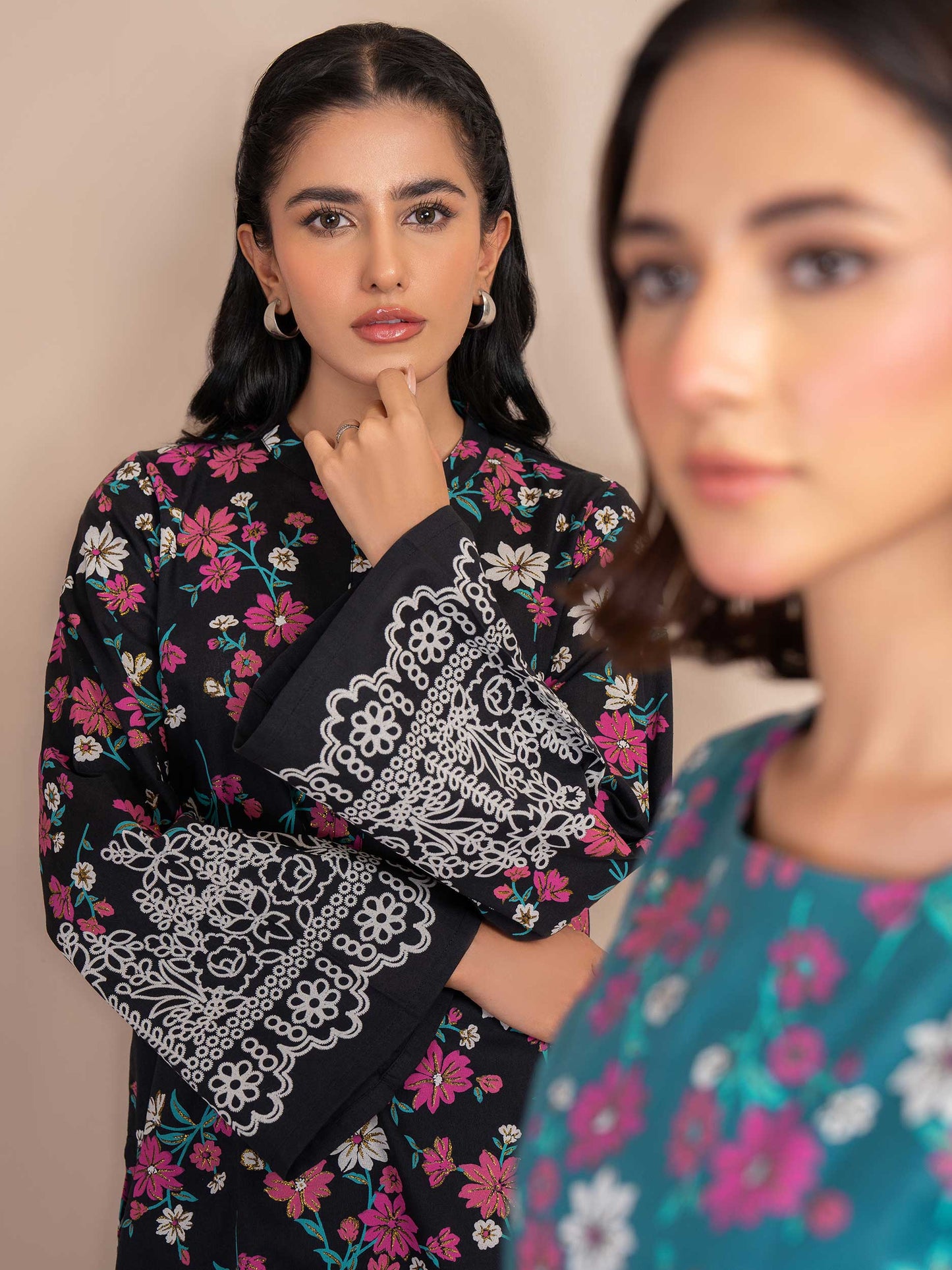 Khaddar Shirt-Paste Print (Unstitched)