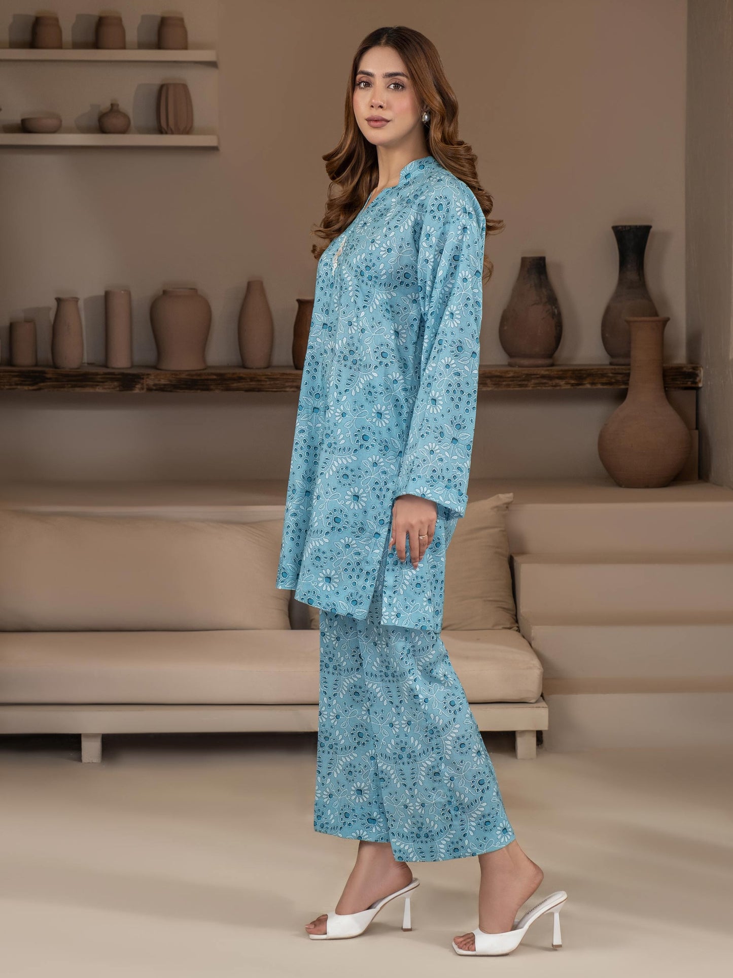 2 Piece Khaddar Suit-Printed (Unstitched)