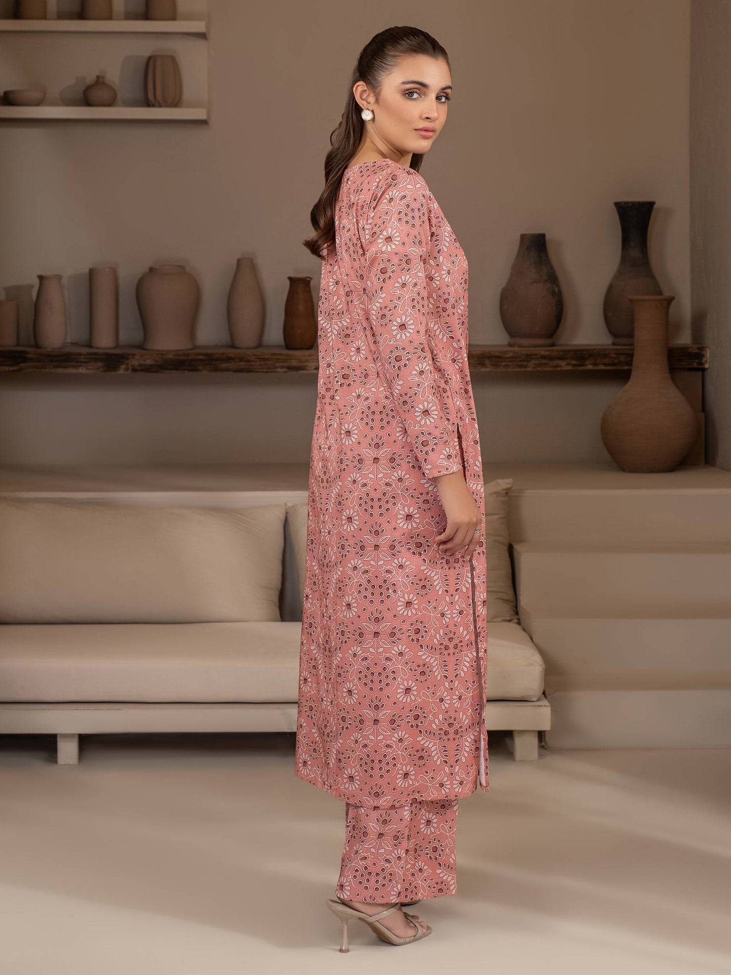 2 Piece Khaddar Suit-Printed (Unstitched)