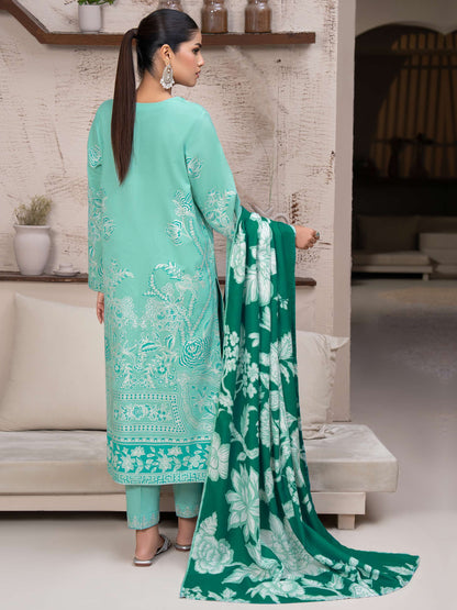 3 Piece Khaddar Suit-Embroidered (Unstitched)