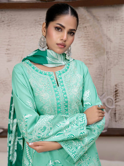 3 Piece Khaddar Suit-Embroidered (Unstitched)