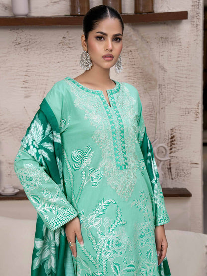 3 Piece Khaddar Suit-Embroidered (Unstitched)