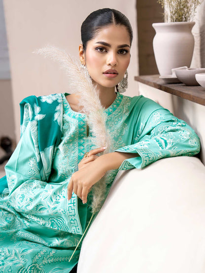 3 Piece Khaddar Suit-Embroidered (Unstitched)