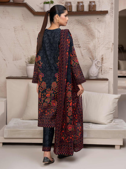 3 Piece Khaddar Suit-Embroidered (Unstitched)