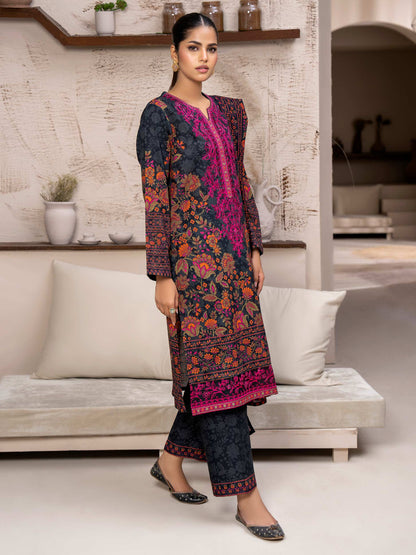 3 Piece Khaddar Suit-Embroidered (Unstitched)