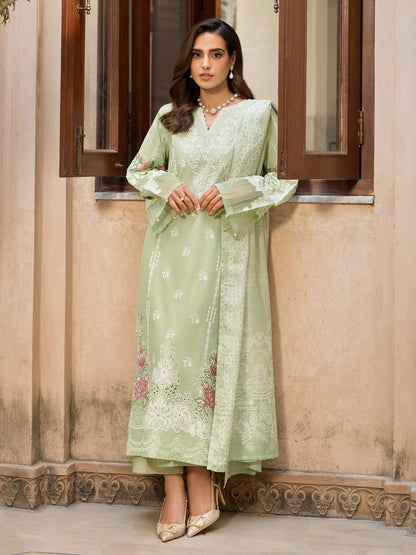 3 Piece Lawn Suit-Embroidered (Unstitched)