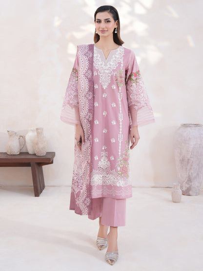 3 Piece Lawn Suit-Embroidered (Unstitched)