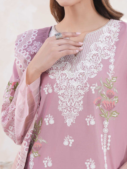 3 Piece Lawn Suit-Embroidered (Unstitched)