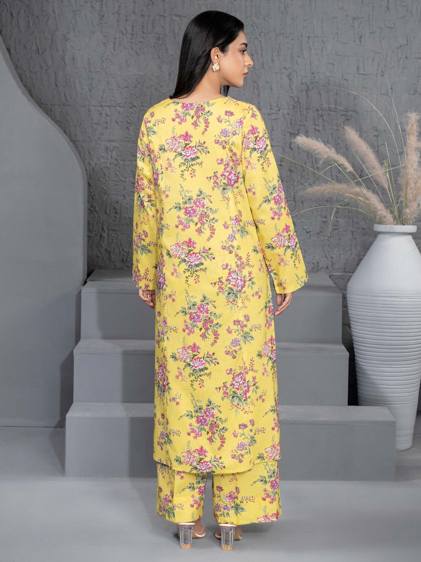 2 Piece Khaddar Suit-Printed (Unstitched)