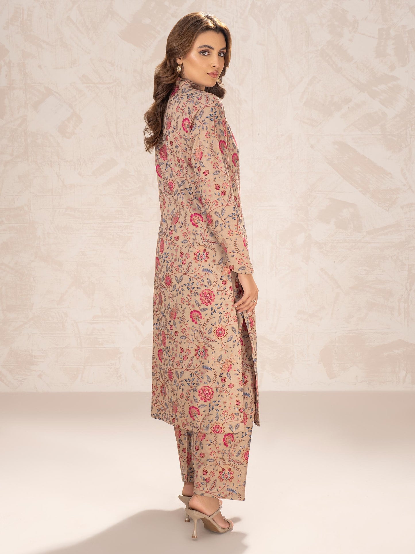 Khaddar Shirt-Paste Print (Unstitched)