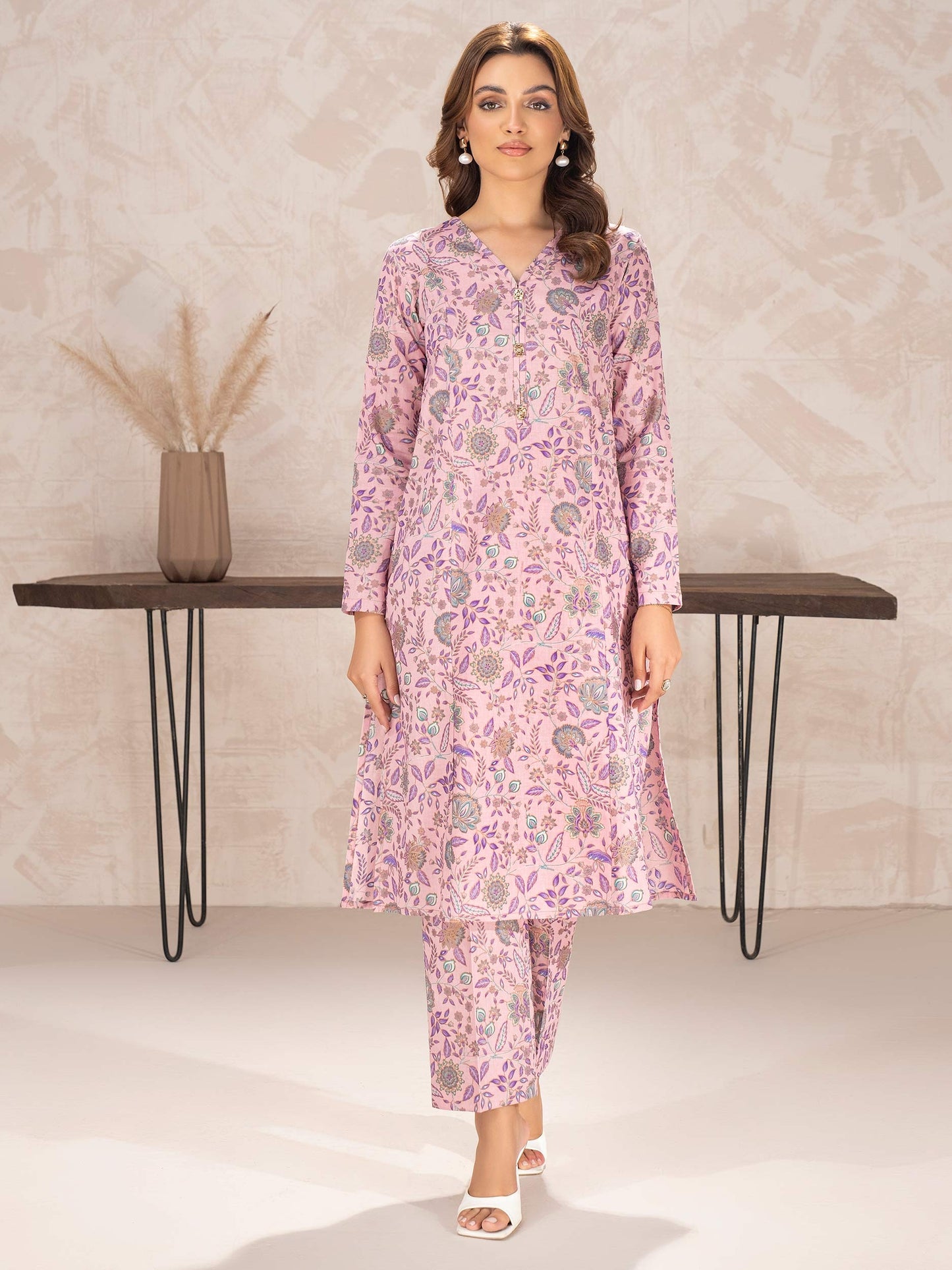 Khaddar Shirt-Paste Print (Unstitched)