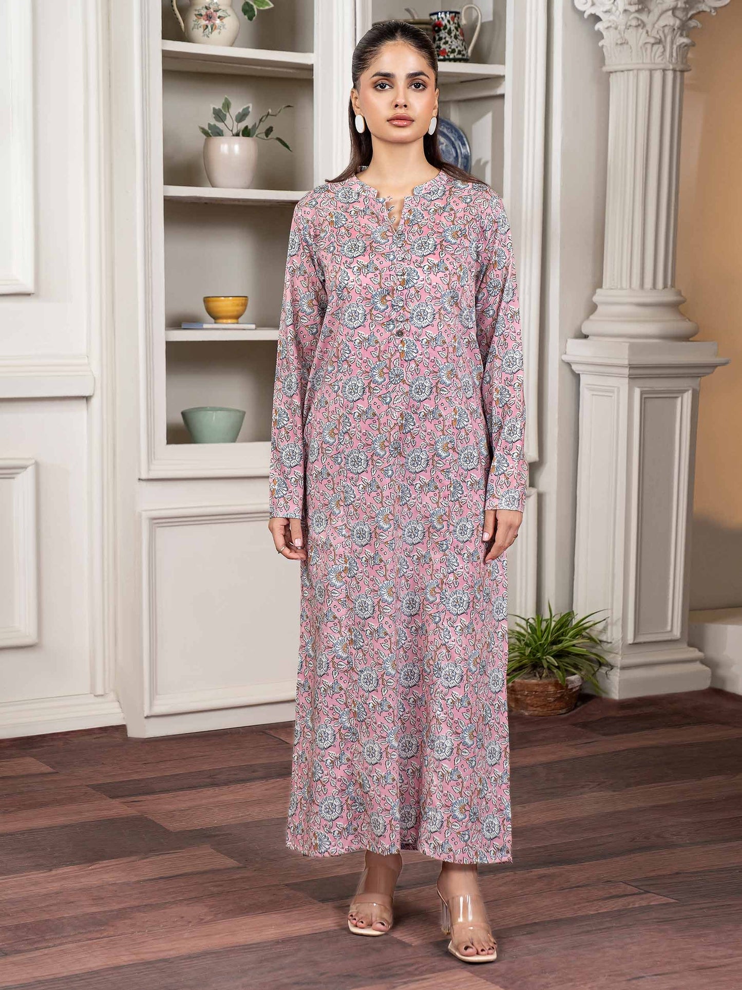 2 Piece Khaddar Suit-Printed (Unstitched)