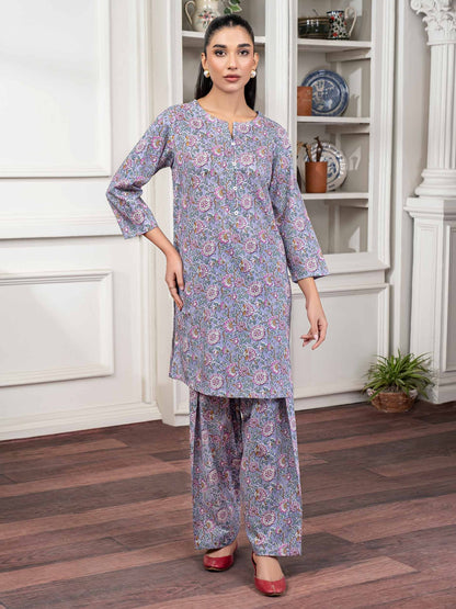 2 Piece Khaddar Suit-Printed (Unstitched)