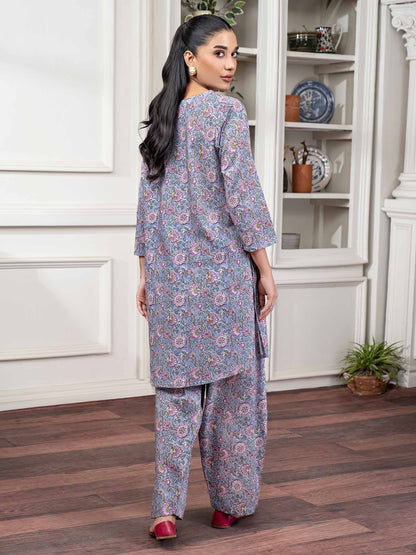 2 Piece Khaddar Suit-Printed (Unstitched)