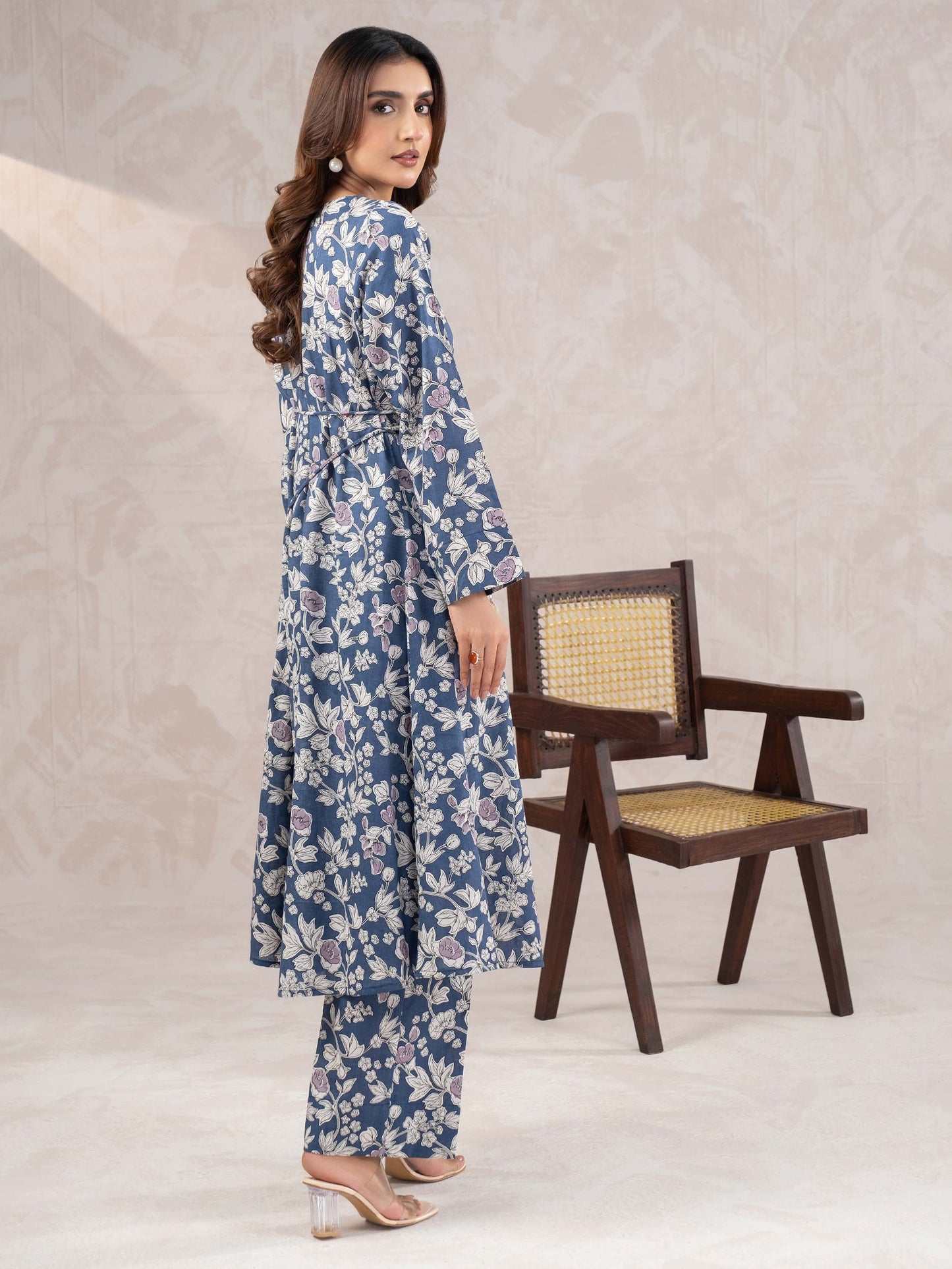 2 Piece Khaddar Suit-Printed (Unstitched)