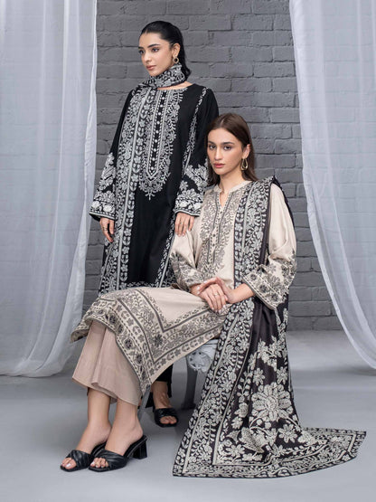 2 Piece Khaddar Suit-Printed (Unstitched)