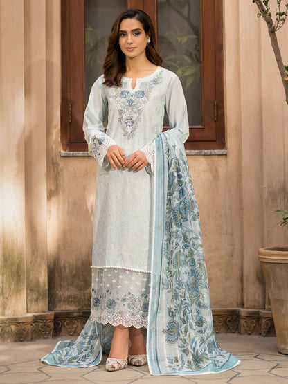 3 Piece Lawn Suit-Embroidered (Unstitched)