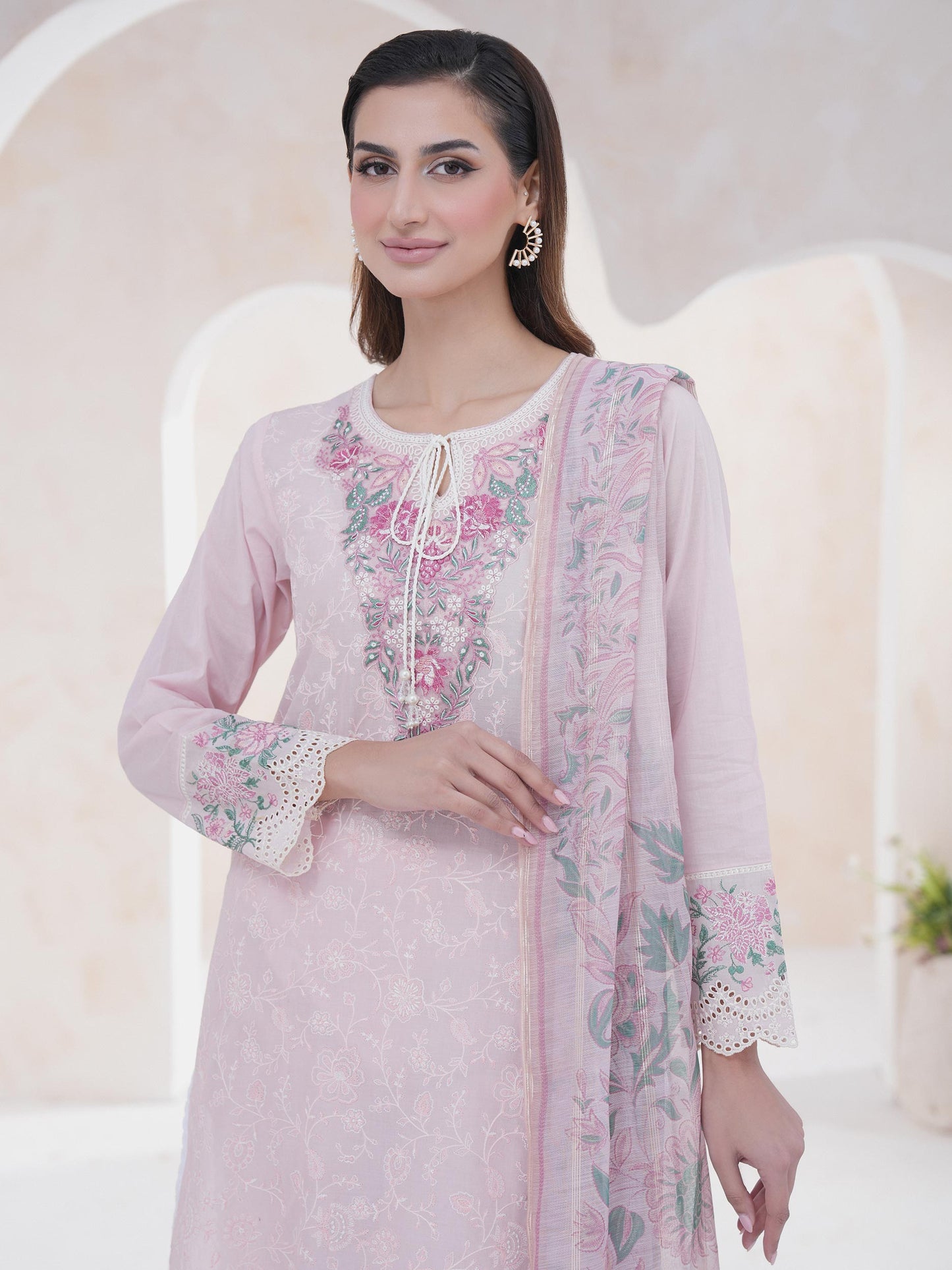 3 Piece Lawn Suit-Embroidered (Unstitched)