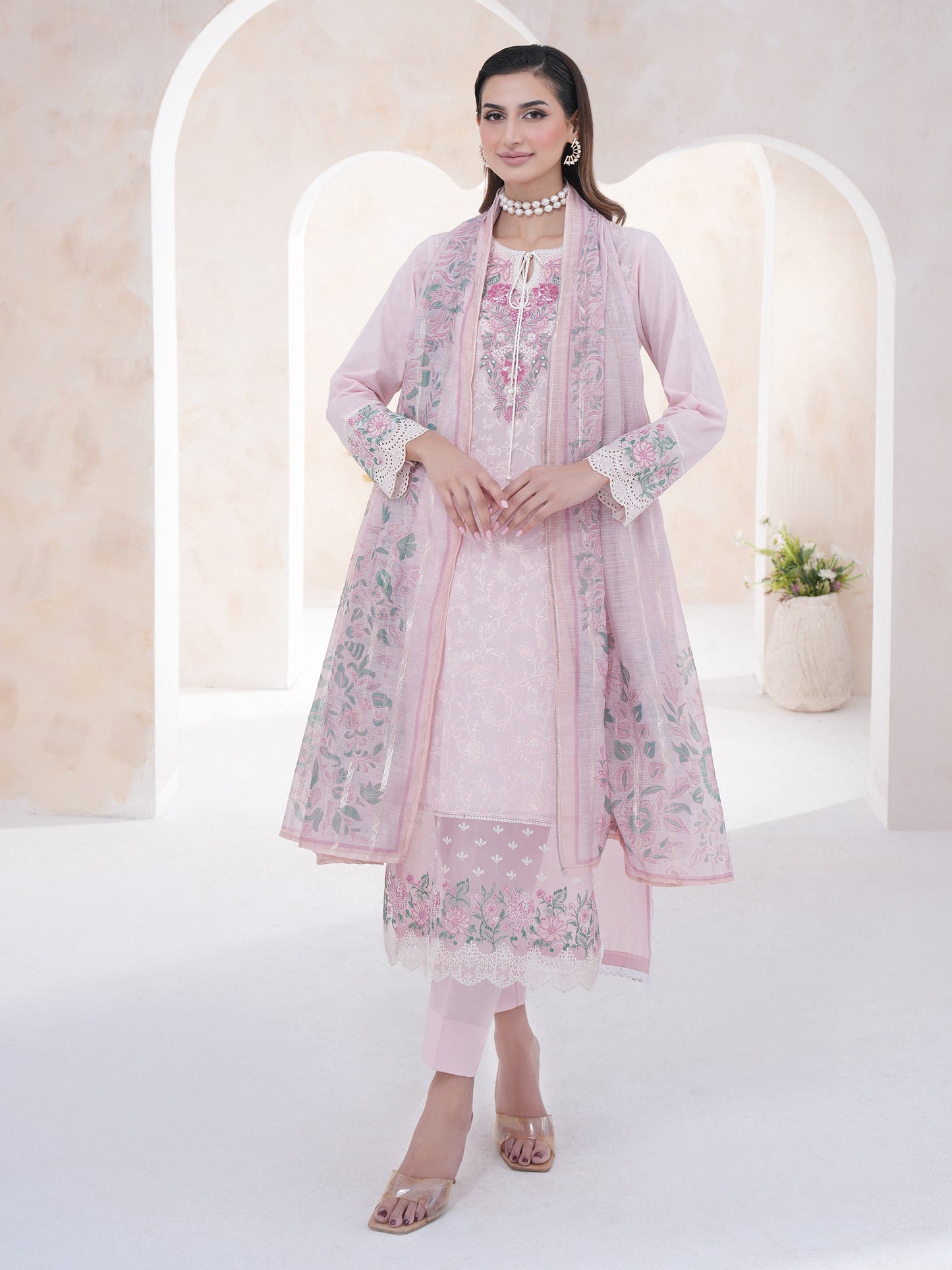 3 Piece Lawn Suit-Embroidered (Unstitched)