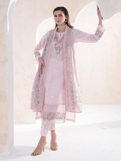 3 Piece Lawn Suit-Embroidered (Unstitched)