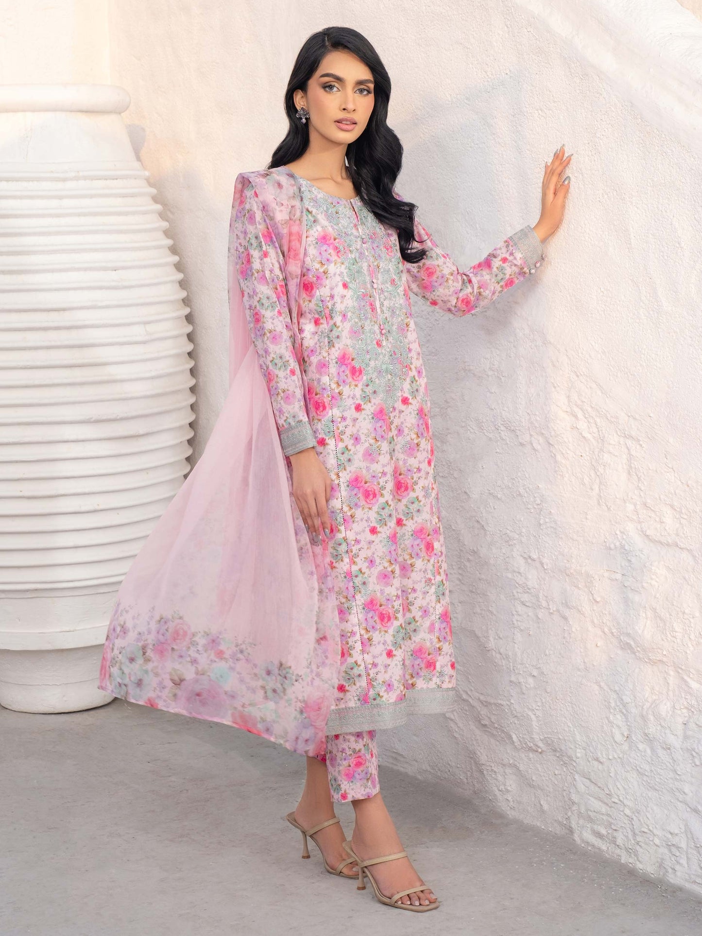 3 Piece Lawn Suit-Embroidered (Unstitched)