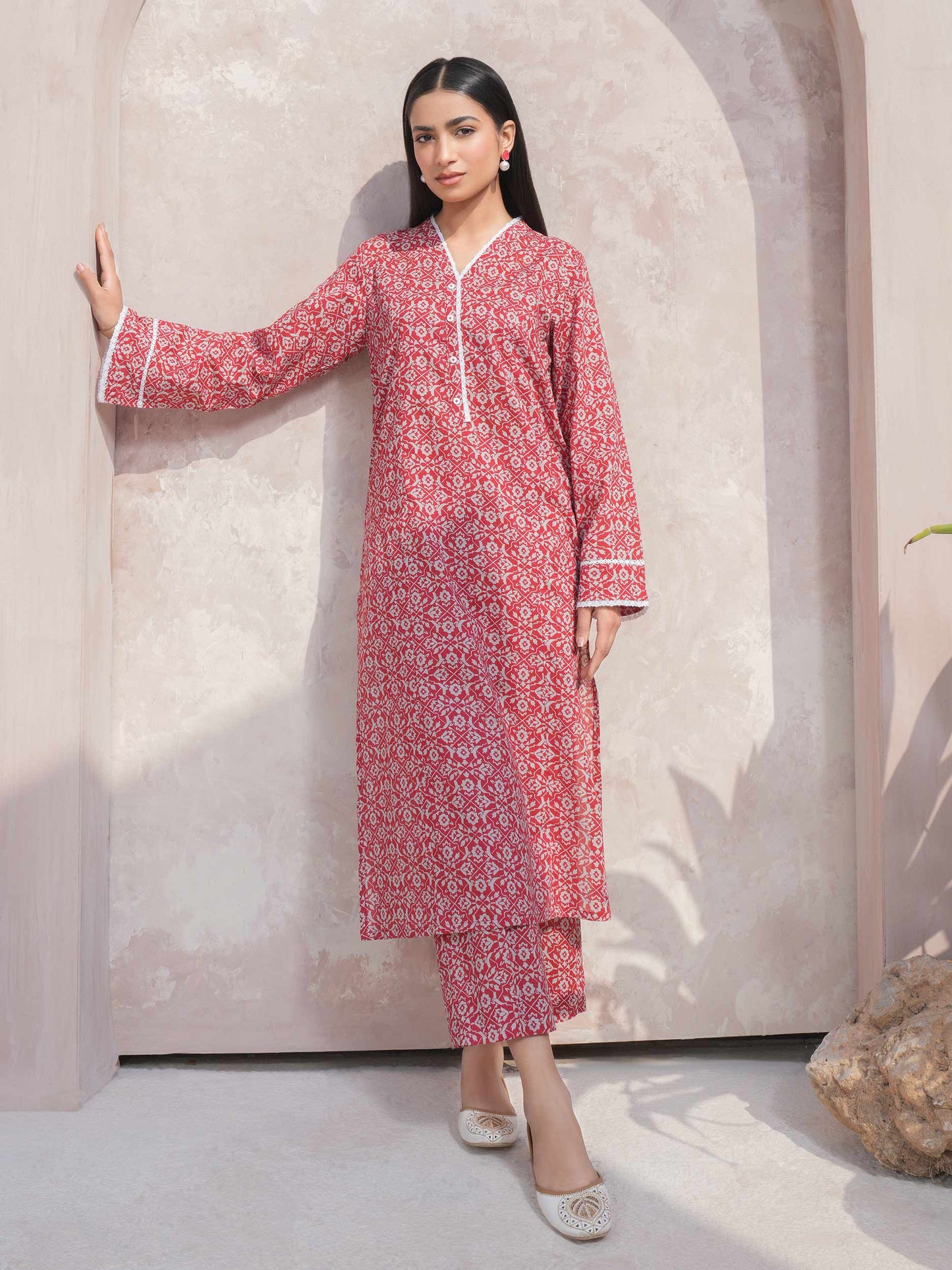 2 Piece Lawn Suit-Printed (Unstitched)