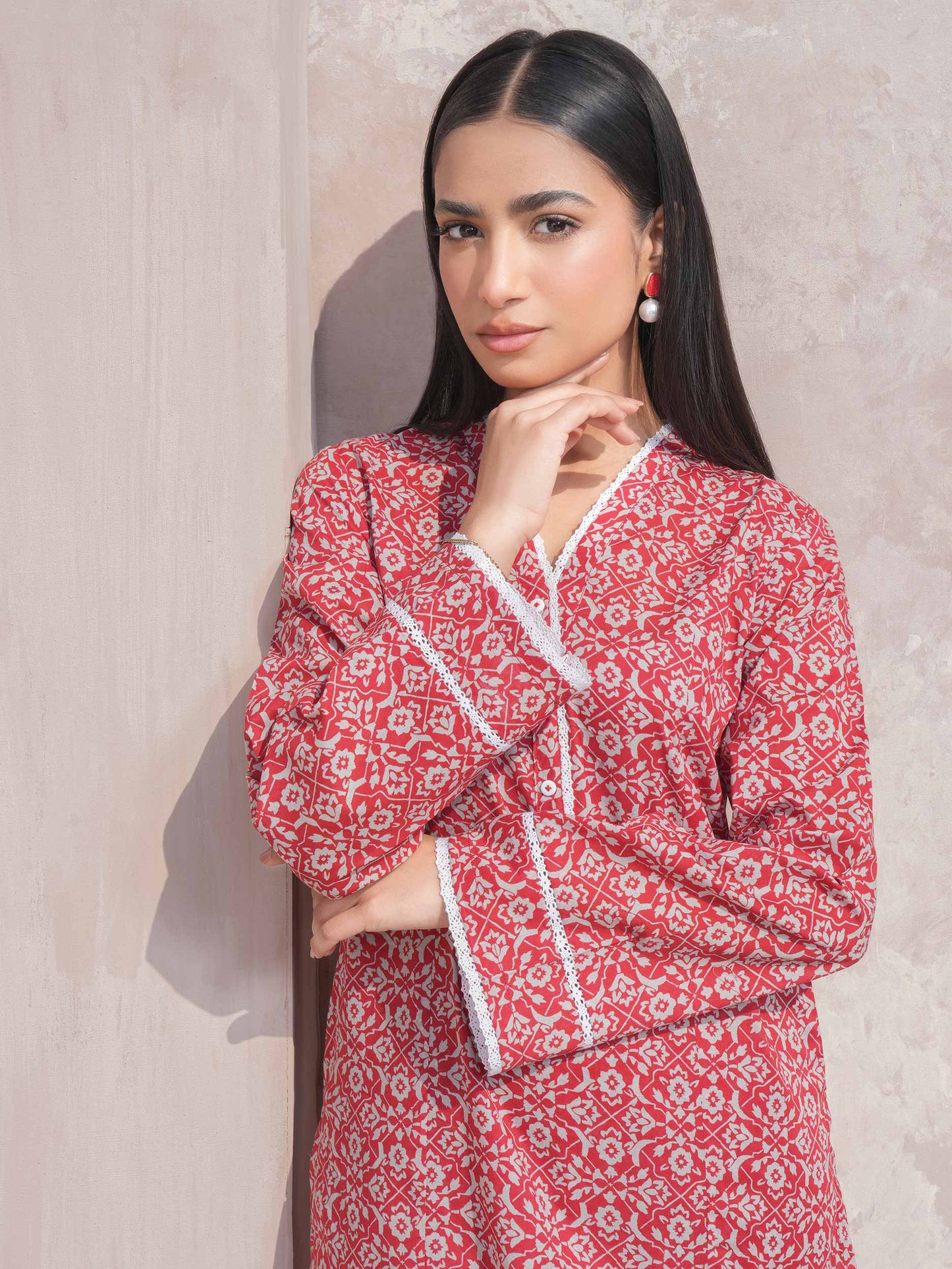 2 Piece Lawn Suit-Printed (Unstitched)