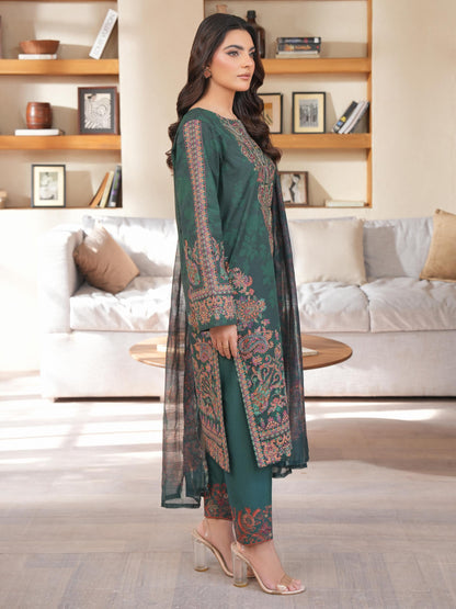 3 Piece Lawn Suit-Embroidered (Unstitched)