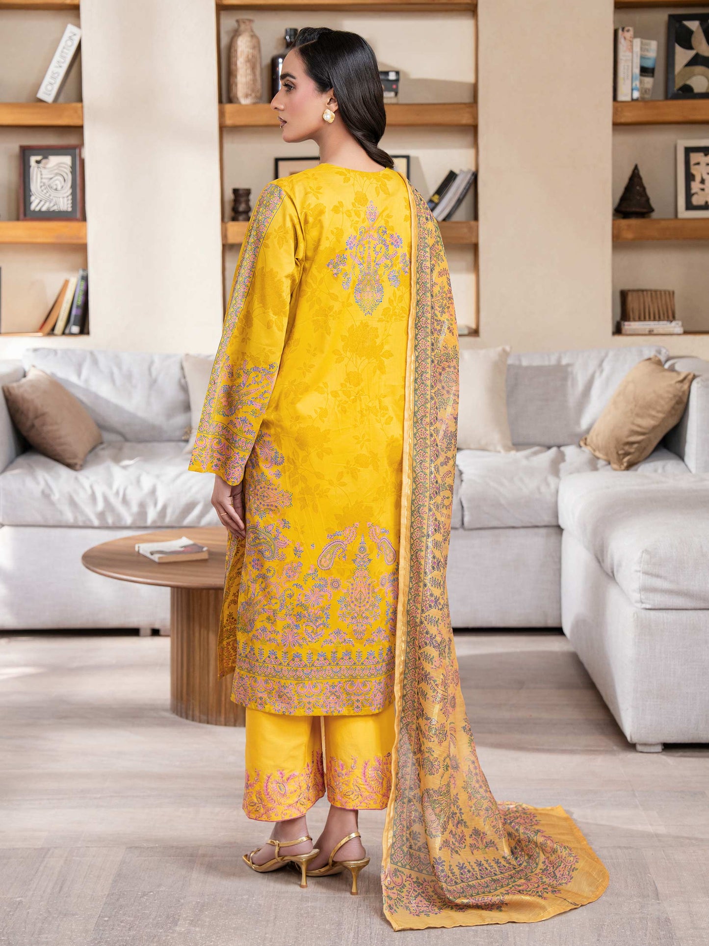 3 Piece Lawn Suit-Embroidered (Unstitched)