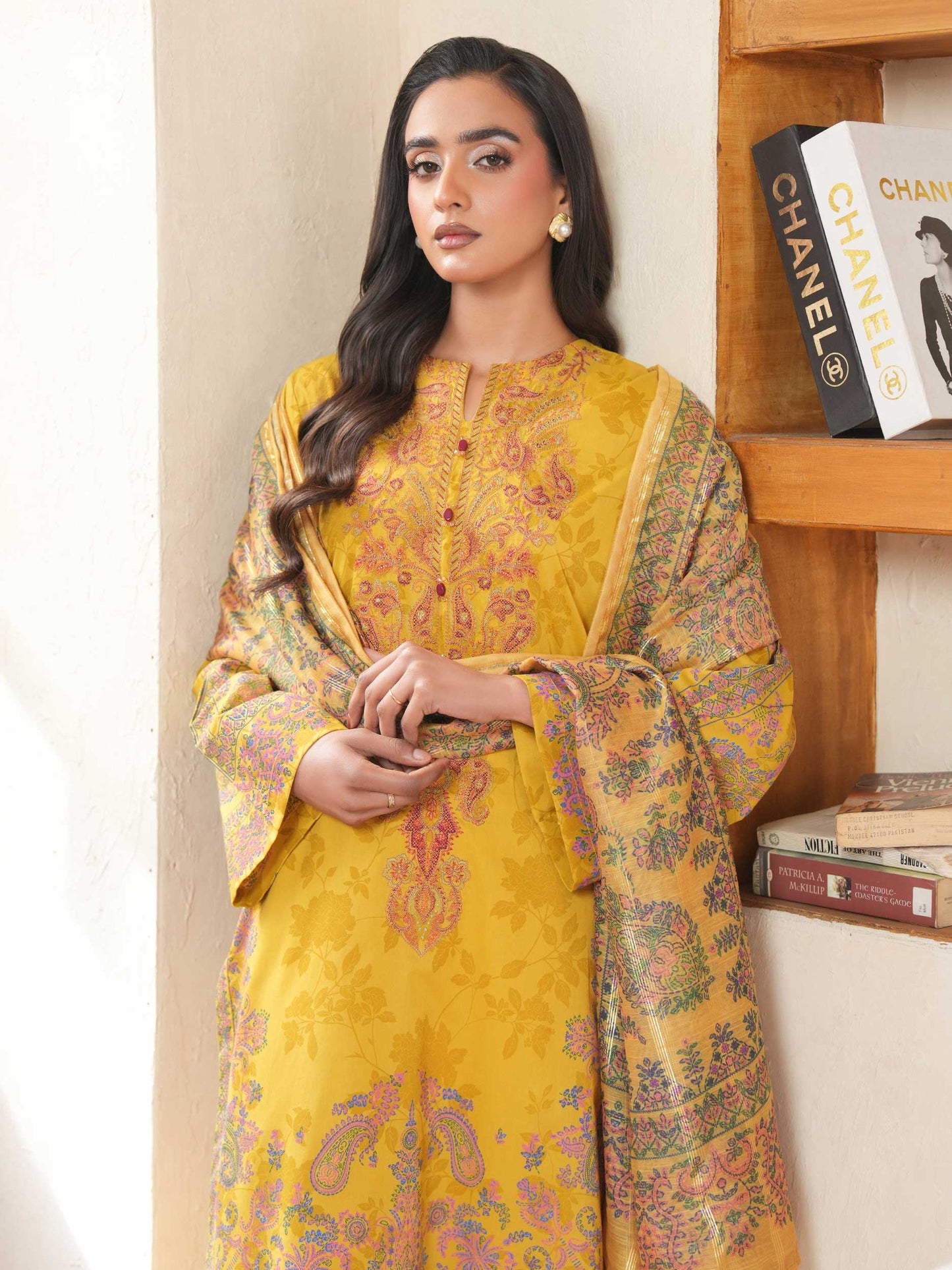 3 Piece Lawn Suit-Embroidered (Unstitched)