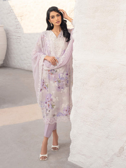 3 Piece Lawn Suit-Embroidered (Unstitched)