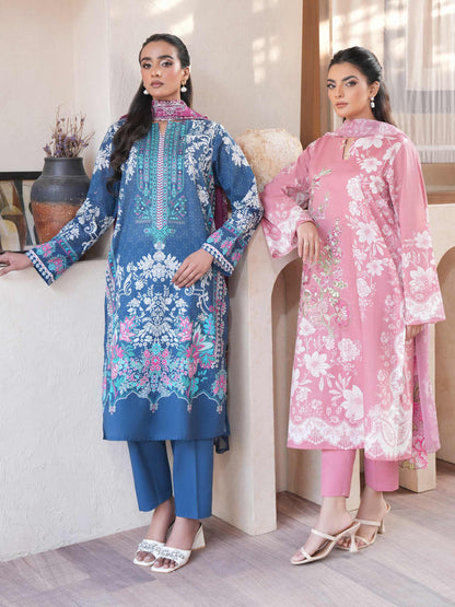 3 Piece Lawn Suit-Embroidered (Unstitched)