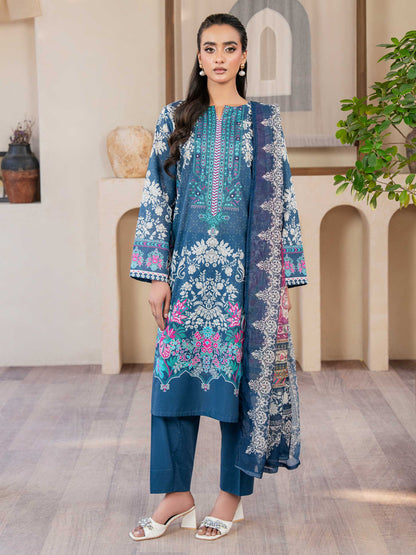 3 Piece Lawn Suit-Embroidered (Unstitched)