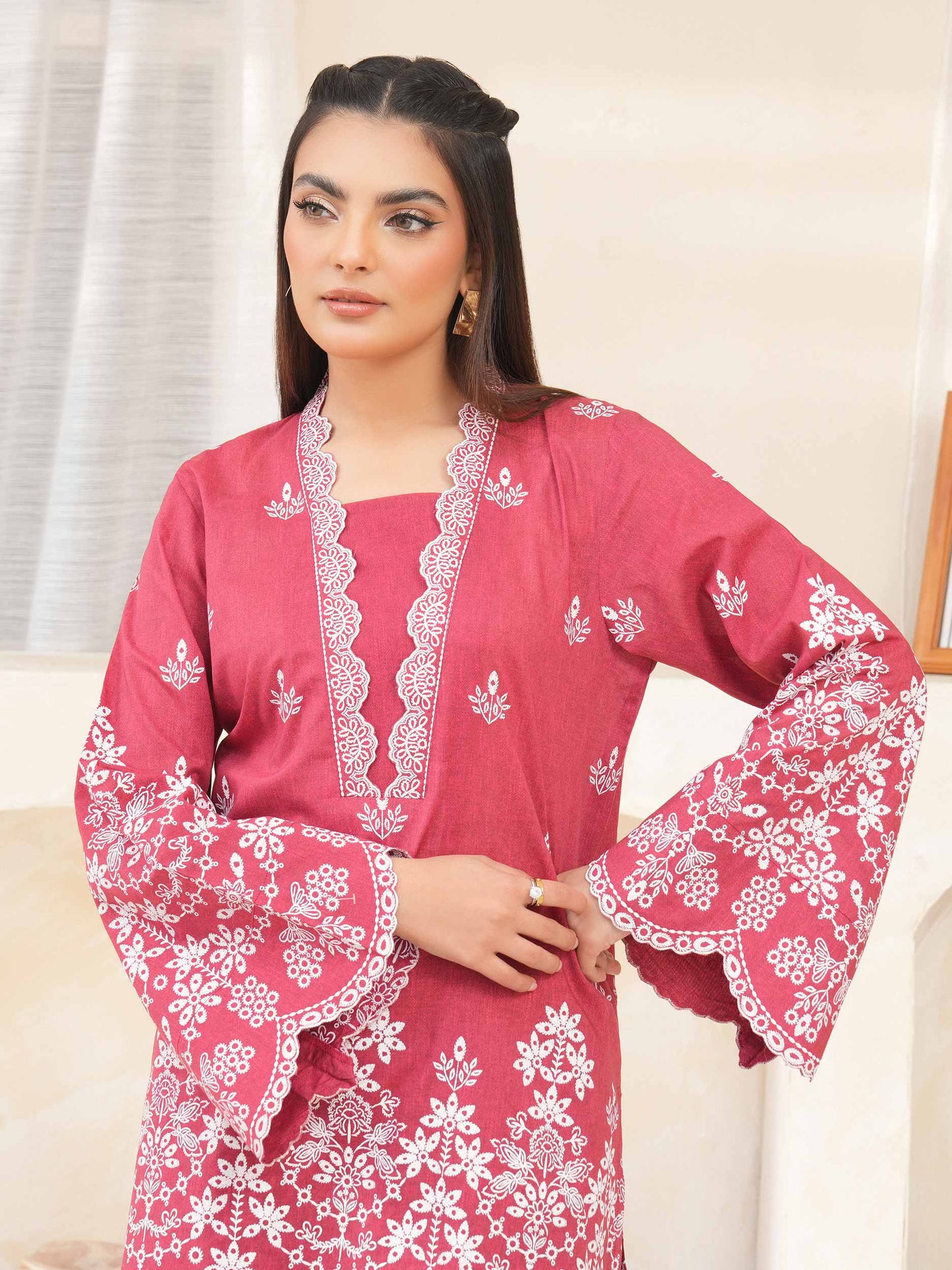 2 Piece Lawn Suit-Paste Print (Unstitched)