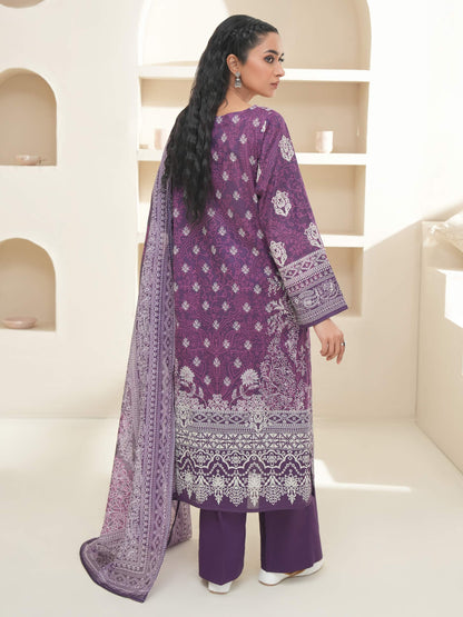 3 Piece Lawn Suit-Paste Print (Unstitched)