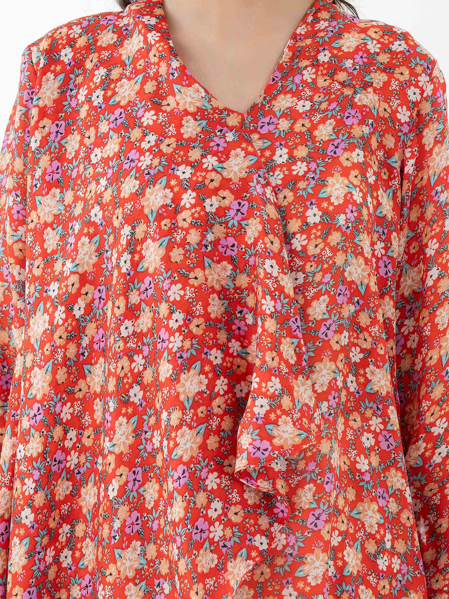 Printed Silk Top