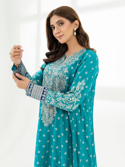 Lawn Pishwas-Embroidered (Pret)